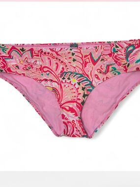 NWOT Aerie Hipster Bikini Bottom Paisley Floral Pink size XL